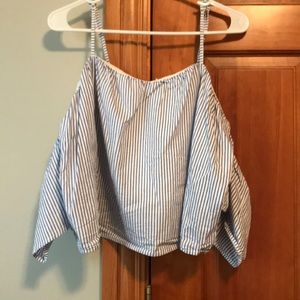 Stripped crop tee